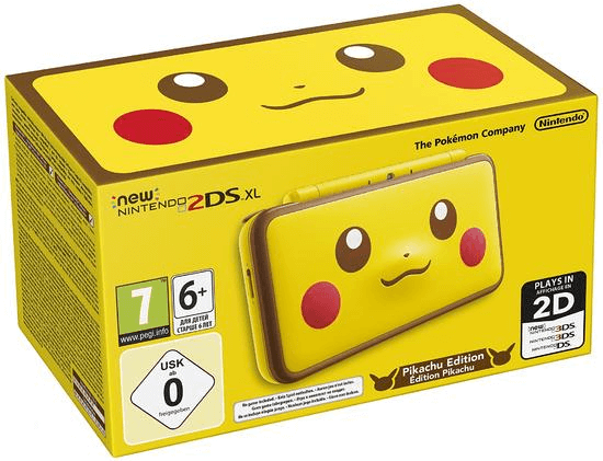 New Nintendo 2DS XL Pikachu Edition box art for Nintendo 3DS